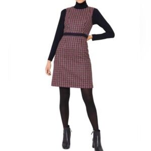 NWT Hobbs London Penelope Sheath Dress Pink/Green/Black Size 6